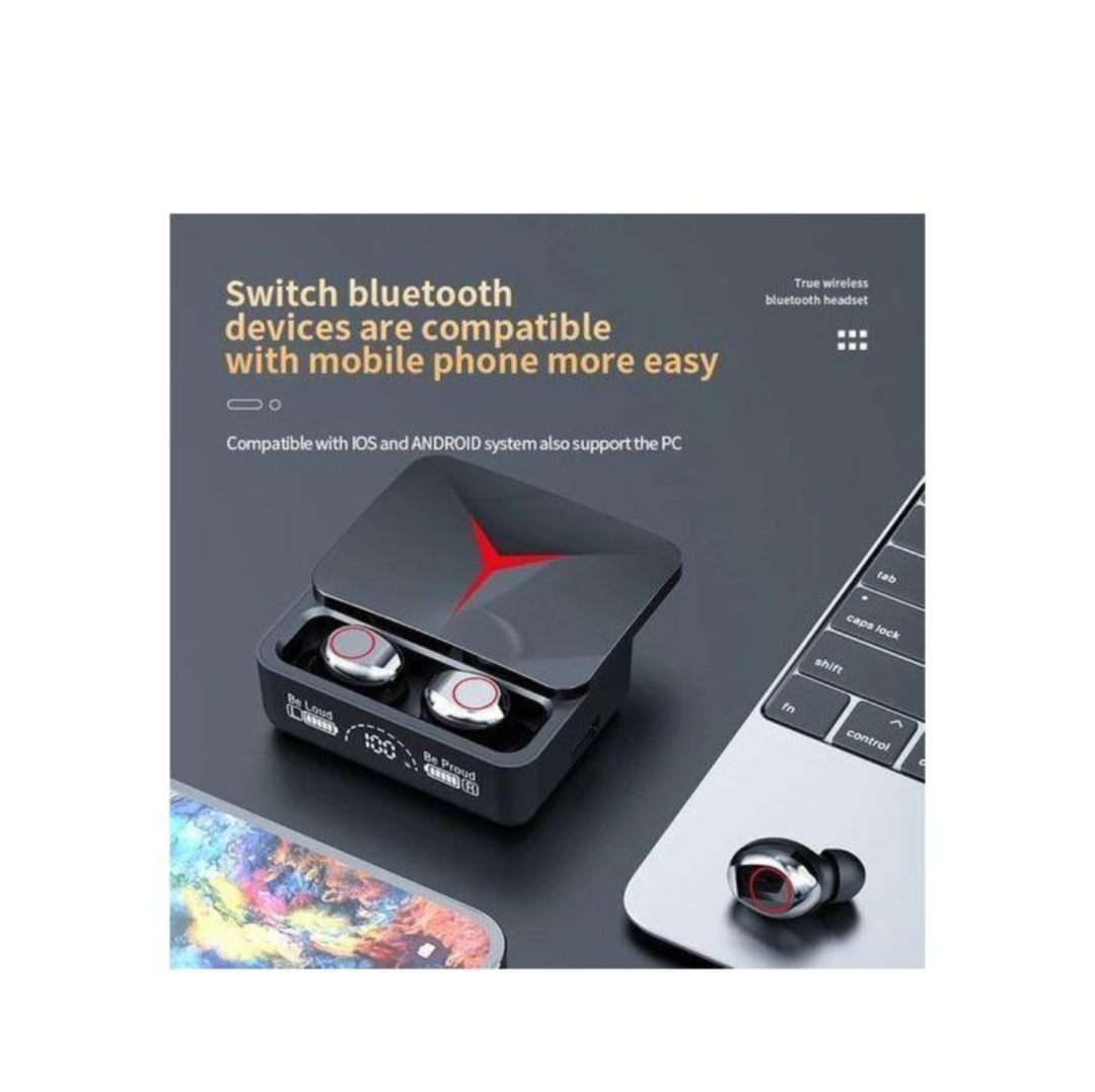 Ecouteurs sans Fil TILECC - TWS Buetooth avec Boîtier de charge LED